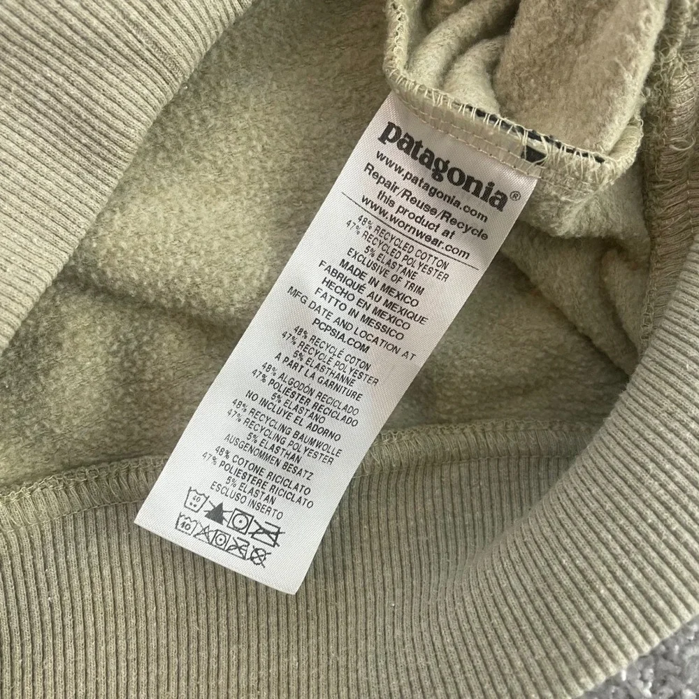 Patagonia Sweatshirt Mens Small Uprisal Crew Fleece Pullover Tan